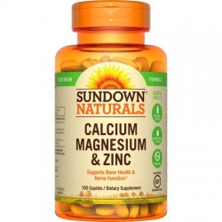 Sundown Naturals Calcium Magnesium And Zinc - 100 CT