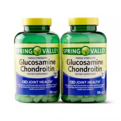 Spring Valley Glucosamine Chondroitin Tablets, 1500 mg, 170 Ct, 2 Pk