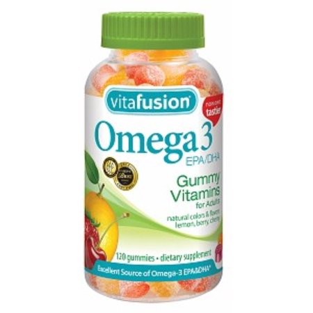 Vitafusion Omega 3 EPA DHA Gummy Vitamins for Adults 120 ct TV